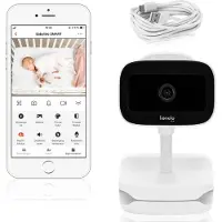 Lionelo Babyphone Babyline Go Contrôle de la caméra via votre téléphone portable, possibilité de prendre des photos et des vidéos - blanc