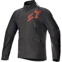 Alpinestars Hyde XT, veste textile Drystar ,Noir/Rouge Clair ,M