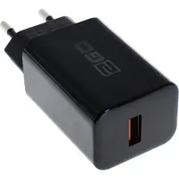 2GO 795954 Schnell-Ladegerät 1x Universal schwarz