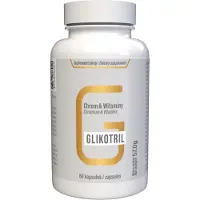IncHealth GmbH Glikotril - 60 gélules hautement dosées - Recette originale suisse - Végétalien et végétal avec 22 vitamines et minéraux - Lot de 1