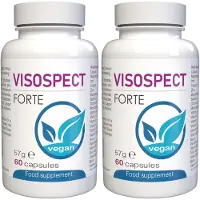 IncHealth GmbH Visospect - 120 gélules (2x60) hautement dosées - Recette originale suisse - Végétaliennes et végétales, avec vitamines et minéraux - Lot de 2
