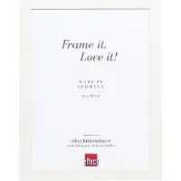 Effect Bilderrahmen Miroir mural effect, profil 55, blanc, 20 x 20 cm