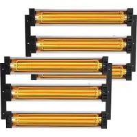 Vevor Lampe infrarouge pour cabine de pulvérisation pour la peinture, 2 kits, 3000 W