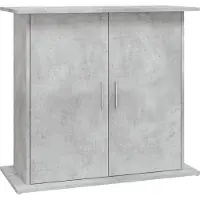 vidaXL Support pour aquarium gris béton 81x36x73 cm Bois composite