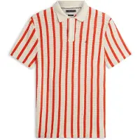 Tommy Hilfiger Open Relaxed Fit Short Sleeve Polo Orange L Homme