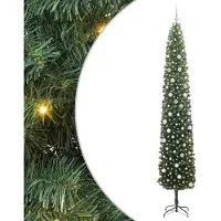 vidaXL Sapin de Noël artificiel Vert 300 cm PVC et acier et plastique