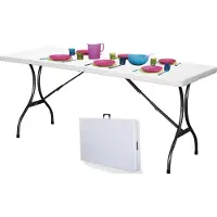 Northio Table de jardin pour banquet de restauration, pliable, 240x70 cm, ModernHome