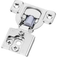 Vevor Charnières pour portes d'armoires, lot de 40, recouvrement partiel, fermeture douce, pour portes à cadre