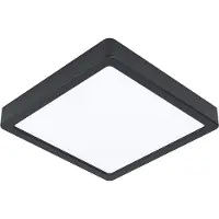 Eglo Connect LED Luminaire apparent Fueva-Z noir 21 x 21 cm Smart Home