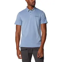 Columbia Nelson Point Short Sleeve Polo Bleu S Homme