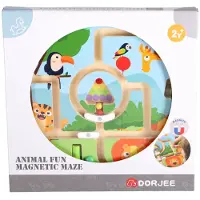 Quint Autres marques : Dorjee. Jeu de labyrinthe en bois, thème : animaux, dimensions : 22 x 22 cm