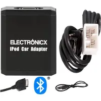 ELECTRONICX Adaptateur AUX Bluetooth pour iPhone iPad iPod Honda Goldwing ▶ Adaptateur radio auto iPhone iPad iPod - sans fil installation facile mains libres