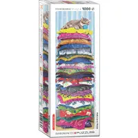 Eurographics Panorama Fluffy Kitty on Pillows (1000)
