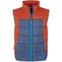 TROLLKIDS Hardanger Vest Orange,Bleu 128 cm Enfants