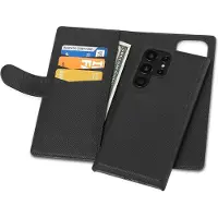 Sign Wallet Cover 2-in-1 for Samsung Galaxy S26 Ultra - Black (Samsung Galaxy S26 Ultra), Coque pour téléphone portable, Noir