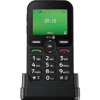 Doro Leva E10 4G Black Value Pack (2.40", 0.30 Mpx), Téléphone portable à touches, Noir