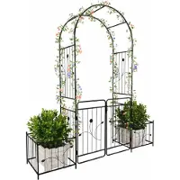 Relaxdays Arche à roses (50 cm, 202 cm)