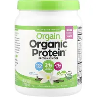 Orgain , Poudre de Protéine Organique, Végétale, Vanille Bourbon, 1,02 lb (462 g)