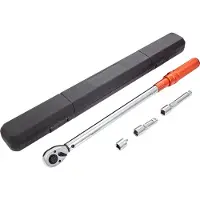 Vevor Jeu de clés dynamométriques Réglable 34-340N.m 1/2 pouce Douilles auto
