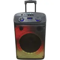 New Majestic Nouveau Majestic T55 Cassa Trolley PA 40W Bluetooth Nero con Microfono e Display LED