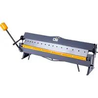Vevor Cintreuse , banc de pliage 1220 mm, épaisseur de pliage acier doux 1,5 mm, réglable de 0 à 135 degrés, cintreuse de tôle, cintreuse pivotante à 16 doigts, cintreuse de tôle pour un pliage précis