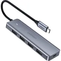 UGREEN Hub USB-C vers USB/USB-C Gris