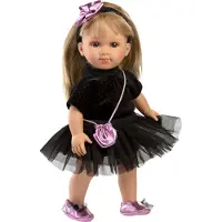 Rappa Llorens 53553 ELENA poupée réaliste avec corps en tissu doux 35 cm