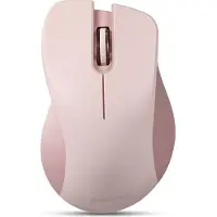 Perixx Wireless mouse PERIMICE-621 optyczna 1600dpi 2.4 GHz, pink , silent, cicha, bezklikowa