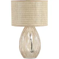 Searchlight Lampe de table Diane champagne