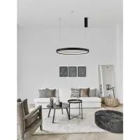 Lyora Suspension ronde Perrine noir Ø 60cm