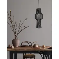Lyora Suspension Bohème Bredo Ø 21cm noir