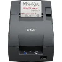 Epson TM U220IIB (102) - imprimante à reçus - bicolore (monochrome) - matrice à points - rouleau (7.6 cm) - 16 cpi - 9 broches - série - massicot - gris foncé (C31CL27102)