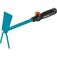 Gardena 03187-20 combisystem Schuffel-Aufsatz Qualitätsstahl mit Duroplastbeschichtung