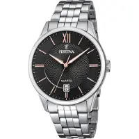Festina Montre à affichage analogique noir