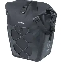 Basil Sacoche Navigator L noire, 32x15x37cm, 25-31ltr
