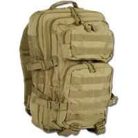 Mil-Tec Sac à dos scolaire, randonnée, US Assault Pack LG 36L, coyote