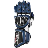 Rst Gants en cuir RST TracTech Evo 4 - Bleu/Blanc/Noir