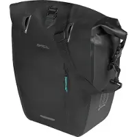 Basil Sacoche de rangement individuelle pour vélo Rivo M MIK Hooks, noir