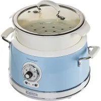 Ariete Vintage Cuiseur vapeur, bleu