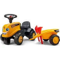 Falk Tracteur Porteur Jcb Enfant Ensemble De Jeu Complet Pour Jeunes Bâtisseurs - Monacor
