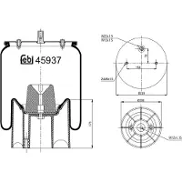 FEBI BILSTEIN Mécanisme, suspension pneumatique
