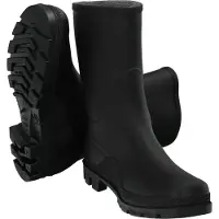 WOLFPACK Bottes basses en caoutchouc noir T. 39