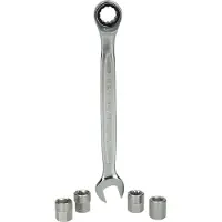Ks Tools Jeu de douilles spécial piston de frein pour freins à disque WABCO et Knorr, 5 pièces ( 460.2615 )