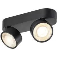SLV Spot monté en surface Kalu 2.0 double noir 2700K