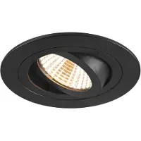 SLV Spot LED rond New Tria 75 noir - 3000K - 750lm - 38g