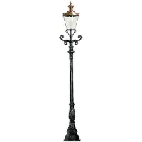 Ks Verlichting Lampe de jardin nostalgique Hamburg noir