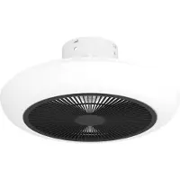 Eglo Ventilateur de plafond design Sayulita blanc avec noir