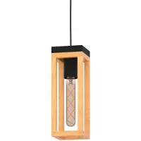 Eglo 43743 NAFFERTON E27 Lampe à suspendre 100x100mm noir brun