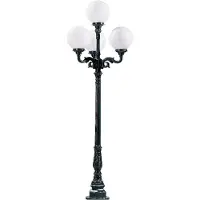 Ks Verlichting Lampadaire Jardin globe Lyon 30 nostalgie - noir