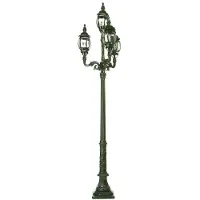 Ks Verlichting Lampe de jardin nostalgique Rio 4 lumières - noir
